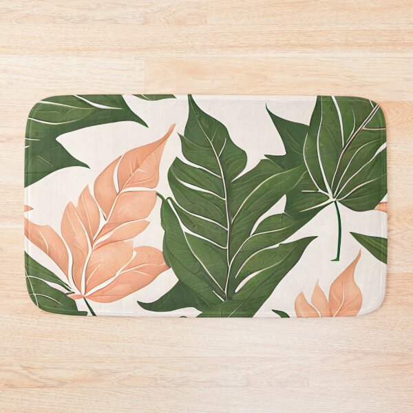 Item preview, tripical leaf floral pattern #5 designed and sold by supeart.