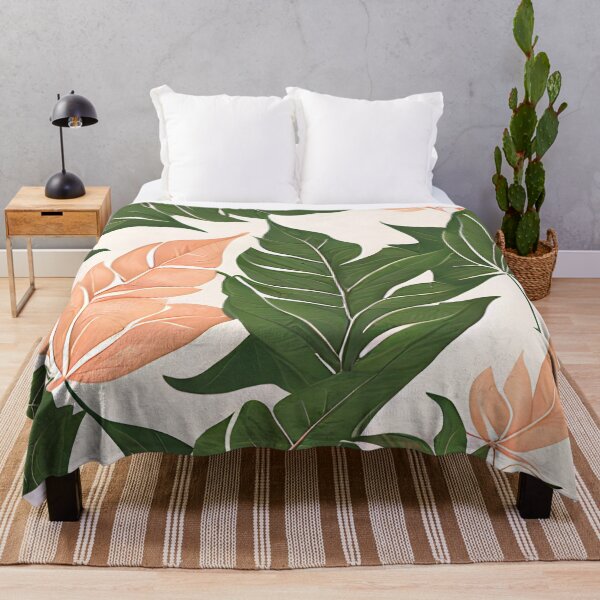 Item preview, tripical leaf floral pattern #5 designed and sold by supeart.