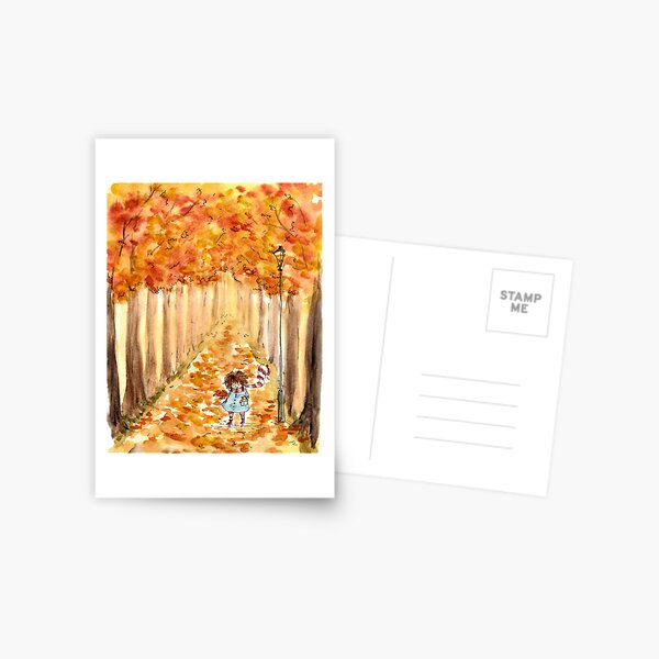 Item preview, Crinckling through the autumn leaves designed and sold by MankaKasha.