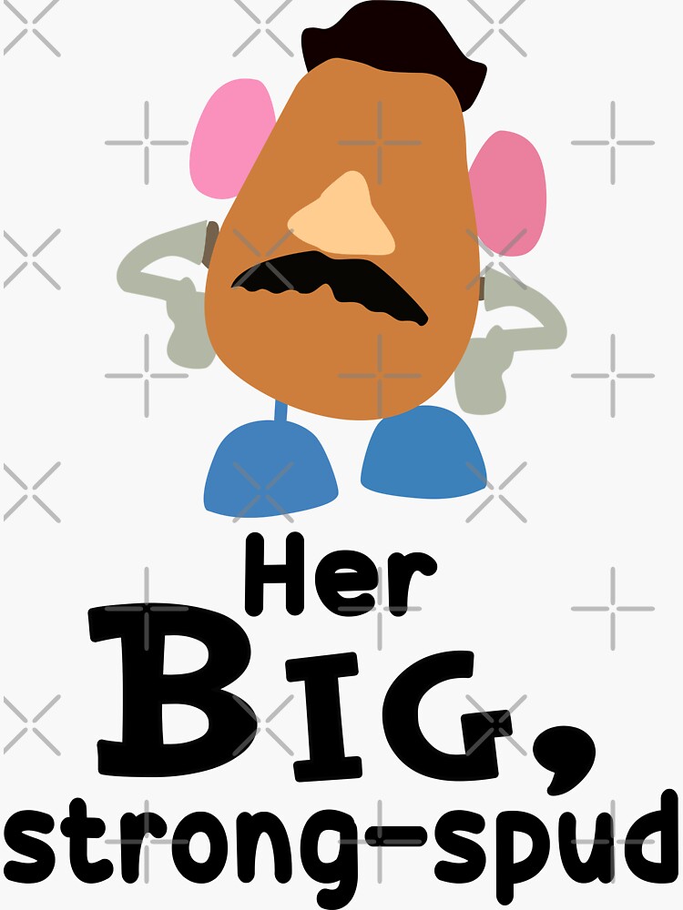 Discover Her Big Strong Spud Sticker