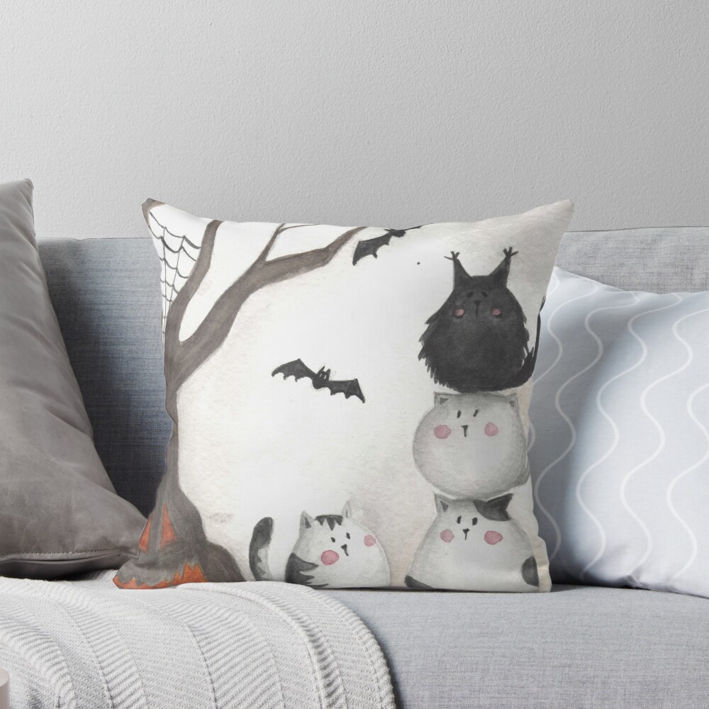 Item preview, Throw Pillow designed and sold by LLLUID.