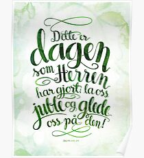 Dette er dagen Poster