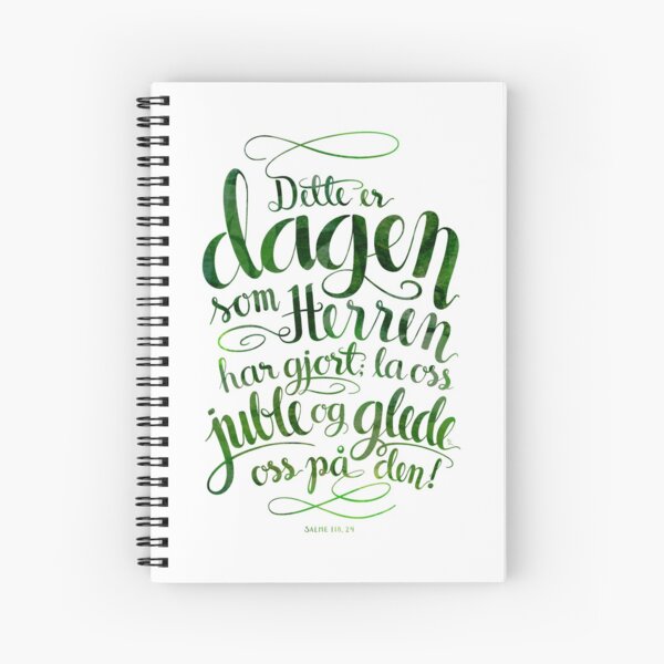 Dette er dagen Spiral Notebook