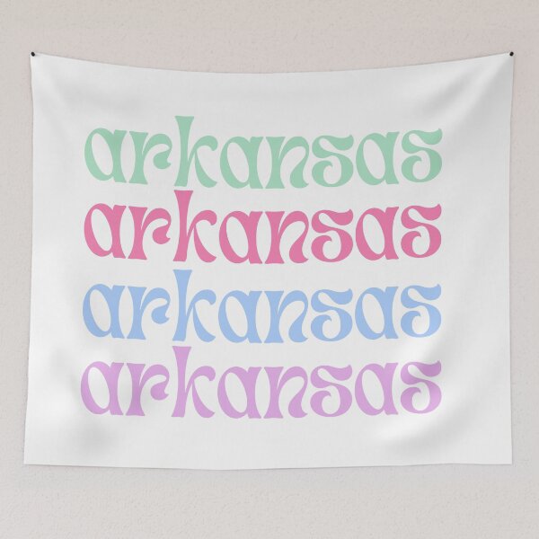 Item preview, Arkansas - Multicolor Pastel designed and sold by Kristin Orsi.