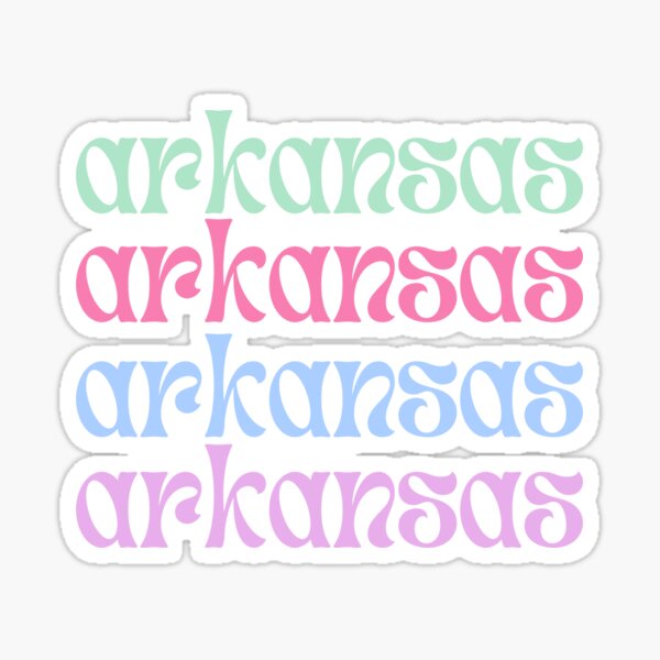 Item preview, Arkansas - Pastel multicolor designed and sold by Kristin Orsi.