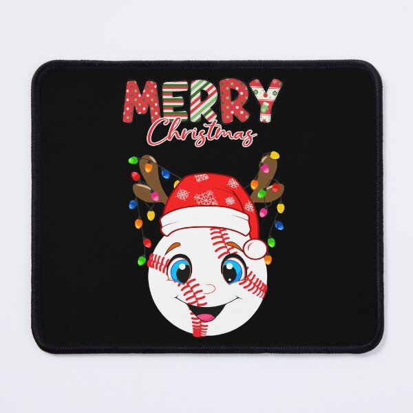 Item preview, Merry Christmas Baseball - Baseball with Santa Hat designed and sold by Georgy09.