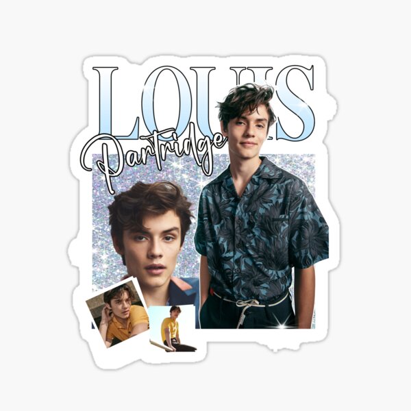 Louis Partridge  Sticker for Sale by LeahandBella