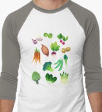 Farmers Market Men's Baseball ¾ T-Shirt