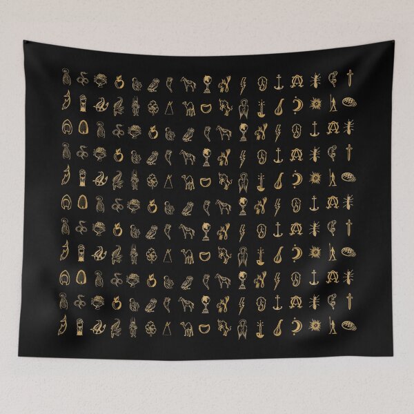 Item preview, Alethiometer - Symbols Pattern designed and sold by Coloor.