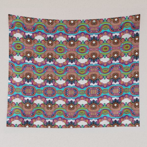 Item preview, Shimmy Fringe 60s Pattern designed and sold by ZenEverAI.