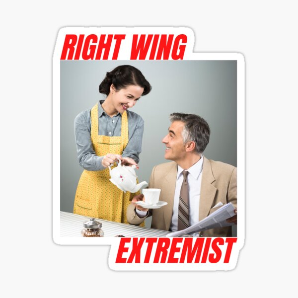 Item preview, Funny Right-Wing Extremist Right Wing Extremism Mom Serving Coffee Breakfast designed and sold by dressedupmule.