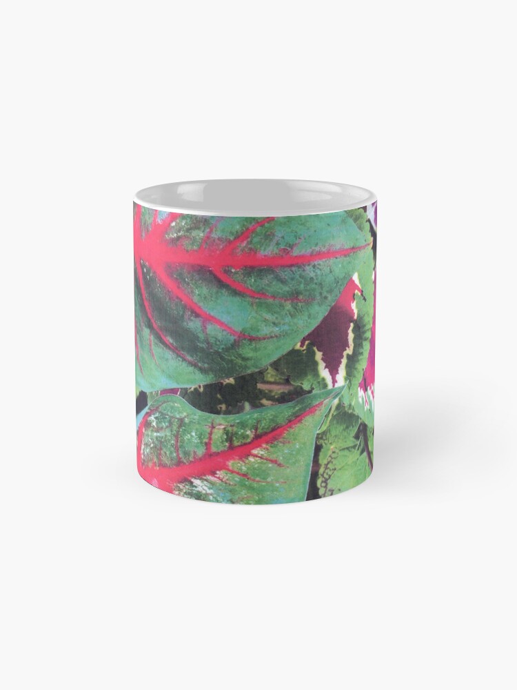 Thumbnail 4 of 6, Coffee Mug, CALADIUMS N COLEUSES designed and sold by DAVIDLIBERTY.