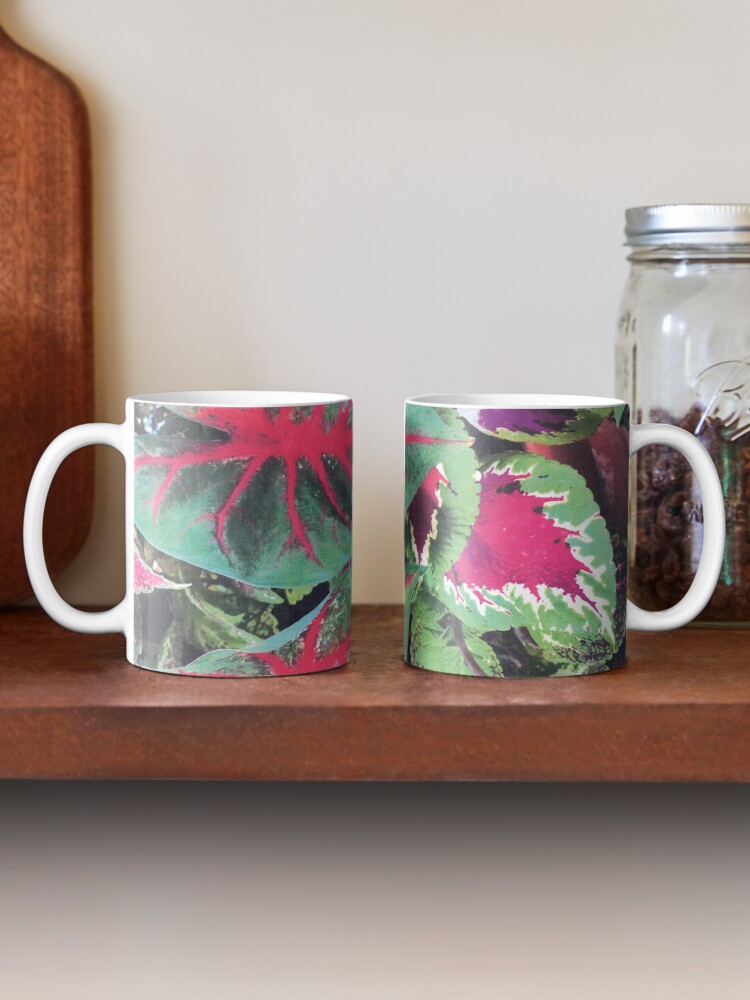 Thumbnail 2 of 6, Coffee Mug, CALADIUMS N COLEUSES designed and sold by DAVIDLIBERTY.