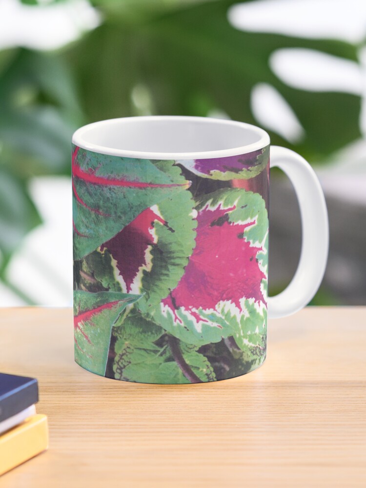 Thumbnail 1 of 6, Coffee Mug, CALADIUMS N COLEUSES designed and sold by DAVIDLIBERTY.