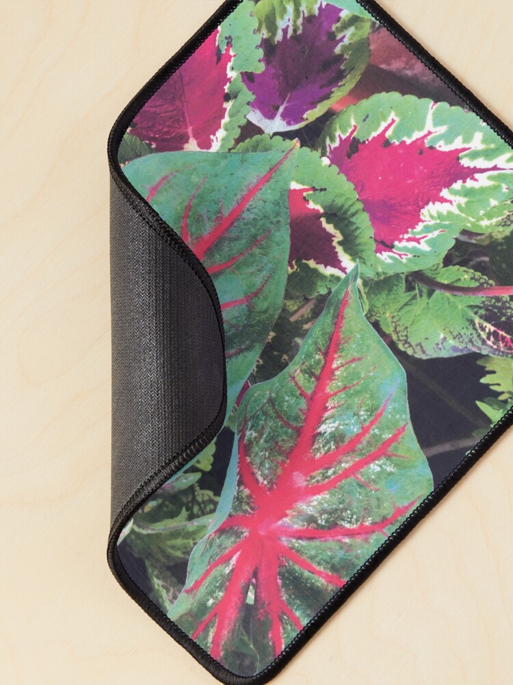 Thumbnail 2 of 5, Mouse Pad, CALADIUMS N COLEUSES designed and sold by DAVIDLIBERTY.