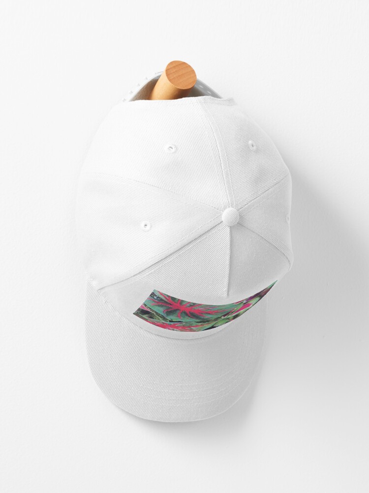 Thumbnail 2 of 7, Cap, CALADIUMS N COLEUSES designed and sold by DAVIDLIBERTY.
