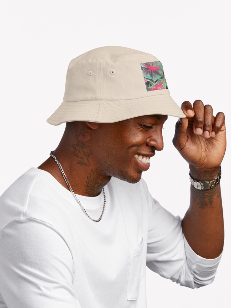 Thumbnail 2 of 6, Bucket Hat, CALADIUMS N COLEUSES designed and sold by DAVIDLIBERTY.