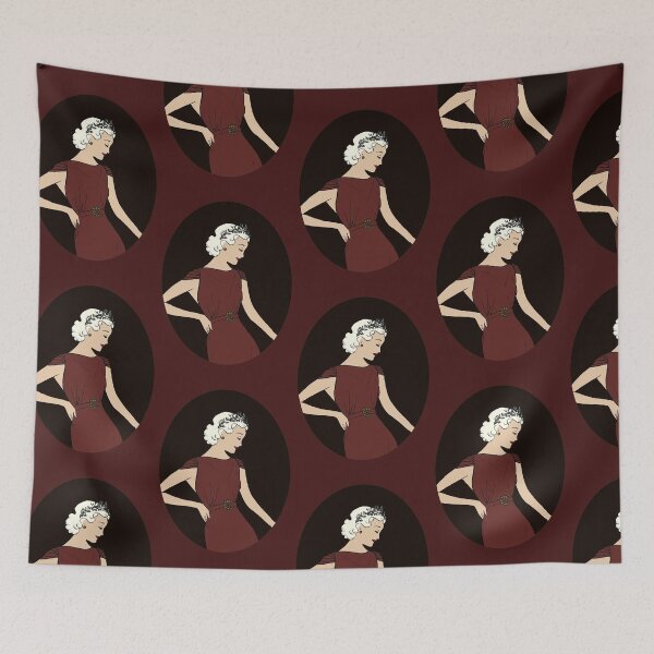 Item preview, Vintage art deco woman designed and sold by Cass V.