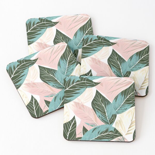 Item preview, tripical leaf floral pattern #6 designed and sold by supeart.