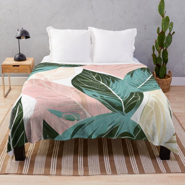 Item preview, tripical leaf floral pattern #6 designed and sold by supeart.