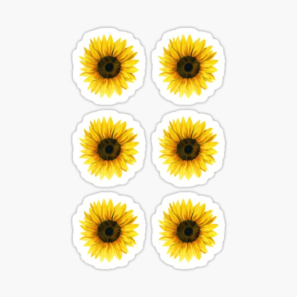 Item preview, Sunflowers Sticker Pack designed and sold by maniacfitness.