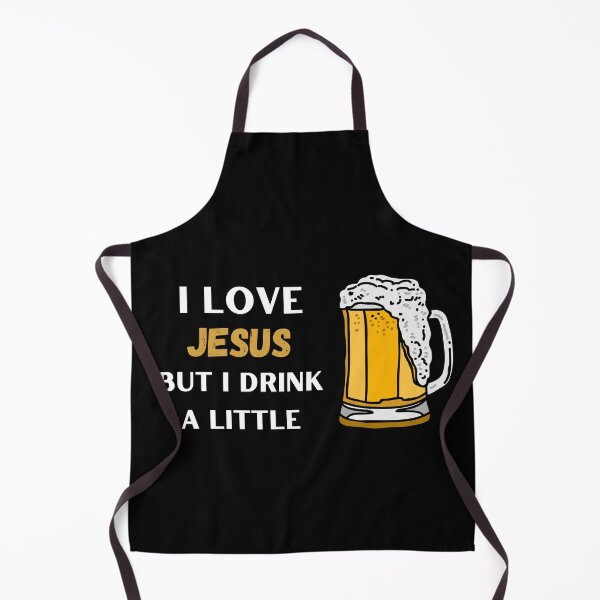 Item preview, I Love Jesus but I drink a Little designed and sold by Elatty.