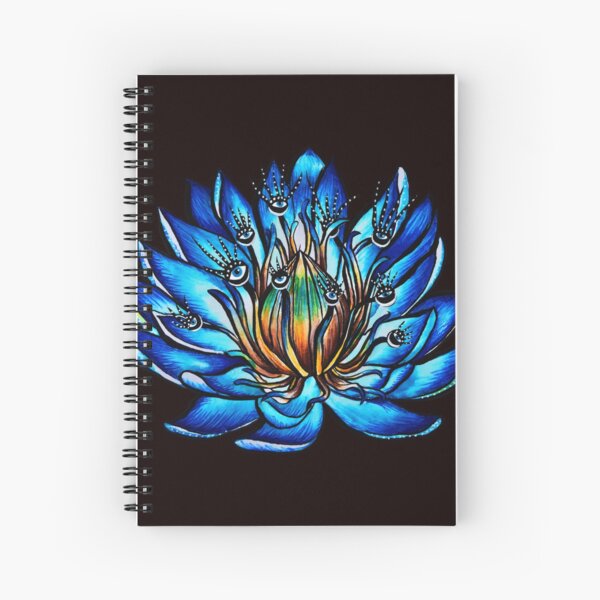 Aperçu de l'œuvre Fleur de nénuphar bleu aux yeux multiples bizarre créée et vendue par Boriana Giormova.