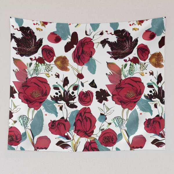 Item preview, rose petals Floral pattern #4 designed and sold by supeart.