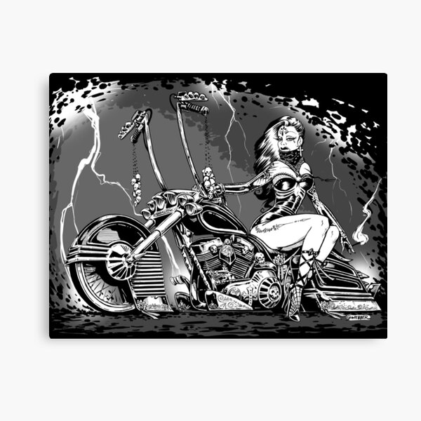 El Jinete Fantasma Canvas Print