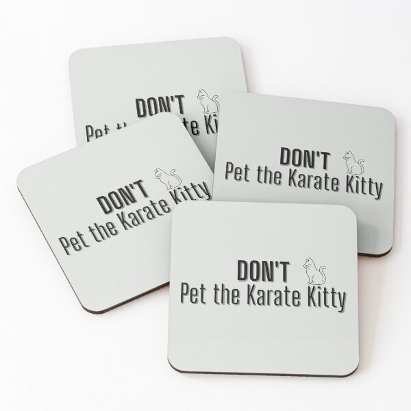 Item preview, Don't Pet the Karate Kitty designed and sold by katiebca2.