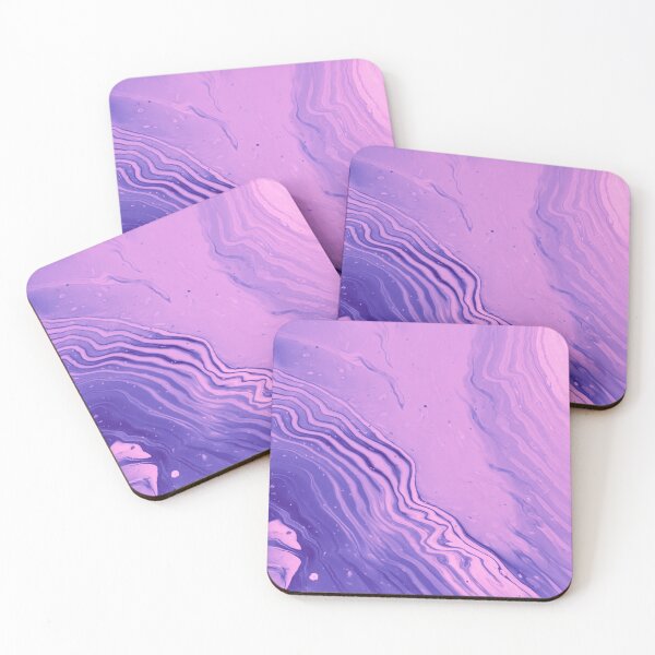 Item preview, "Parallel Shallows II" Lavender Wash - Painting: Rippling Waves Water Beach  designed and sold by daniellawrieart.