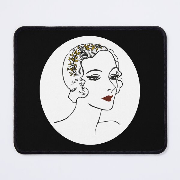 Item preview, Vintage artdeco lady designed and sold by Cass V.