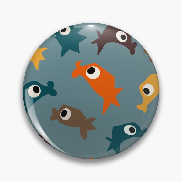 Item preview, Happy fish of different colors swimming in the sea designed and sold by alx-san.