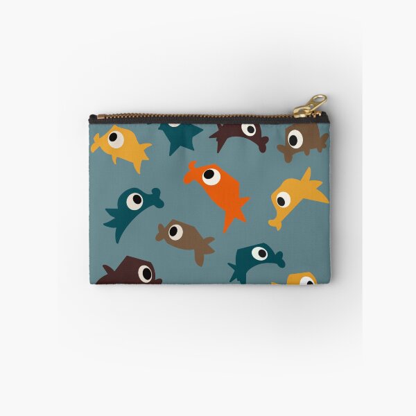 Item preview, Happy fish of different colors swimming in the sea designed and sold by alx-san.