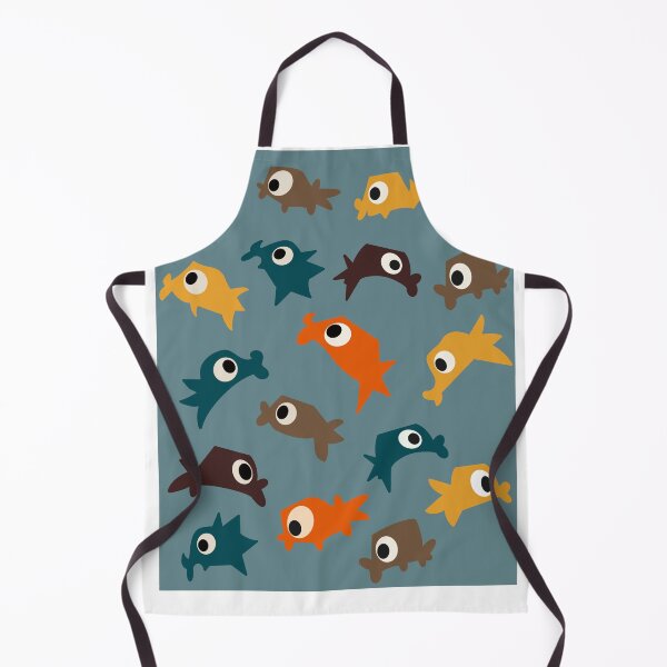 Item preview, Happy fish of different colors swimming in the sea designed and sold by alx-san.