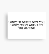 Royal blood Canvas Print