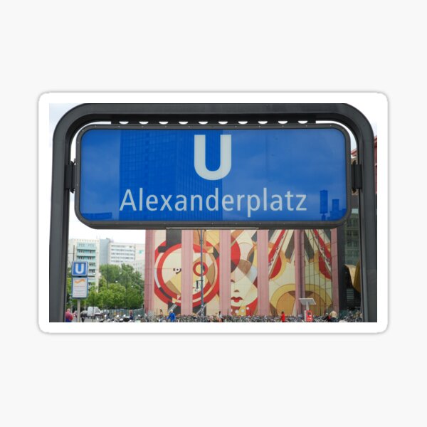 Item preview, U-Bahn Alexanderplatz designed and sold by justbmac.