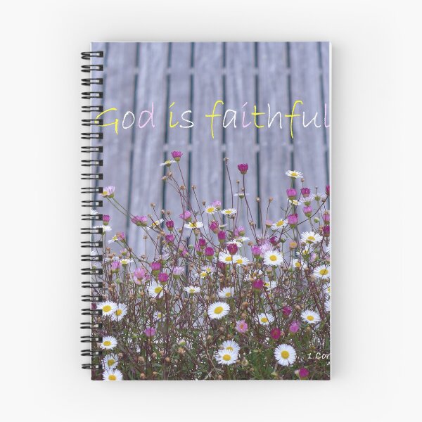 Item preview, God is faithful 1 Cor 1 v 9  Daisies and Decking designed and sold by Anna Myerscough.