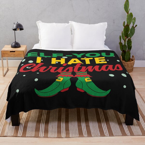 Item preview, Elf You I Hate Christmas | I Hate Christmas | Funny Elf | Christmas Gift Ideas designed and sold by DrawingBoard.