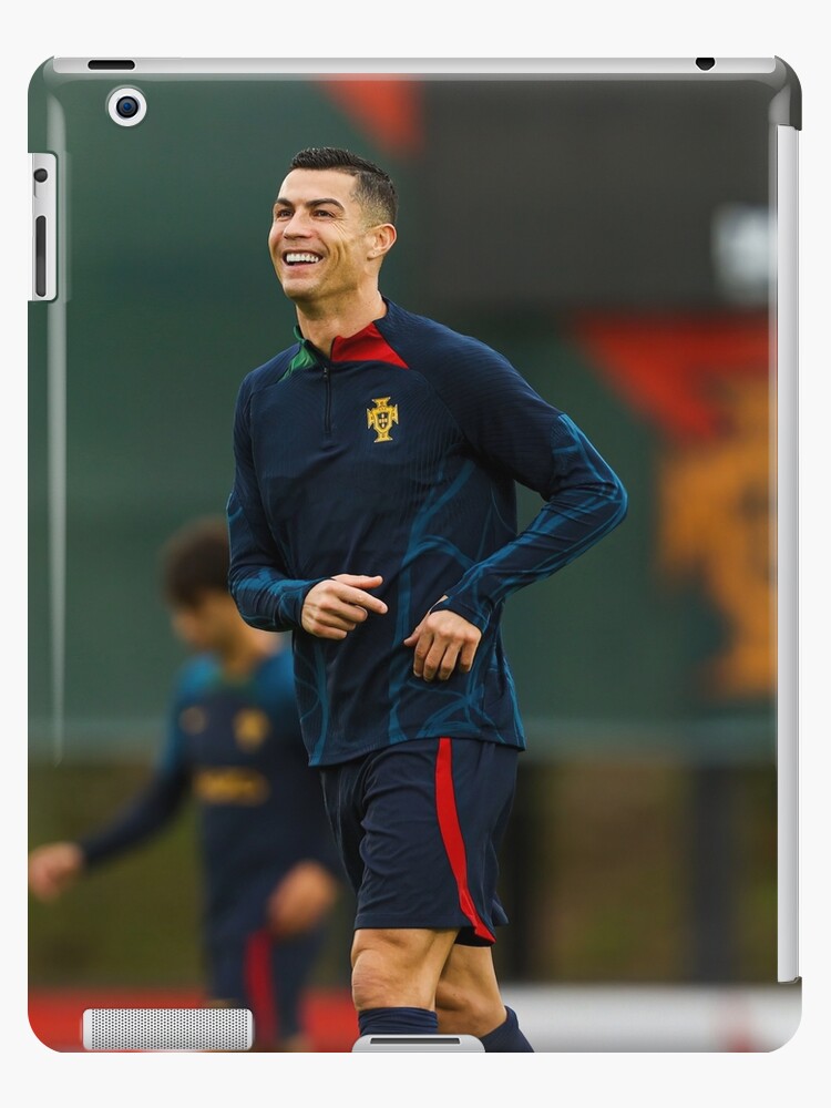 Cristiano Ronaldo Happy in Portugal Team , Ronaldo Gifts , Ronaldo Portugal  , Ronaldo World Cup' iPad Case & Skin for Sale by lokiwithluv