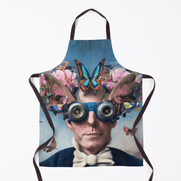 Item preview, Unusual Altered Steampunk Portrait Painting with Goggles ( Steampunk ) designed and sold by RadRococo.