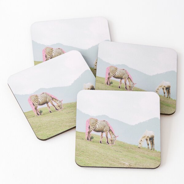 Item preview, Zebra and Horse Grazing designed and sold by Cowboy Folly.