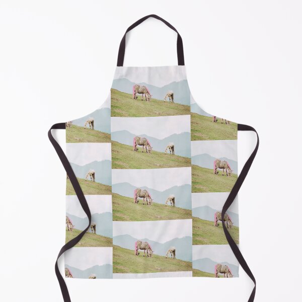 Item preview, Zebra and Horse Grazing designed and sold by Cowboy Folly.