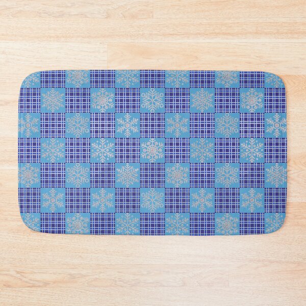 Item preview, Winter Snowflakes on Blue Plaid designed and sold by Jessi-Sketches.