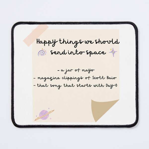 Item preview, Happy Things We Should Send Into Space designed and sold by Kristin Orsi.