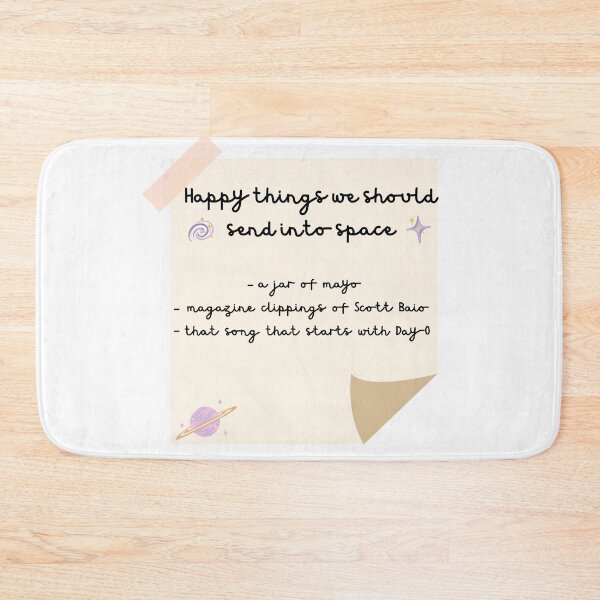 Item preview, Happy Things We Should Send Into Space designed and sold by Kristin Orsi.