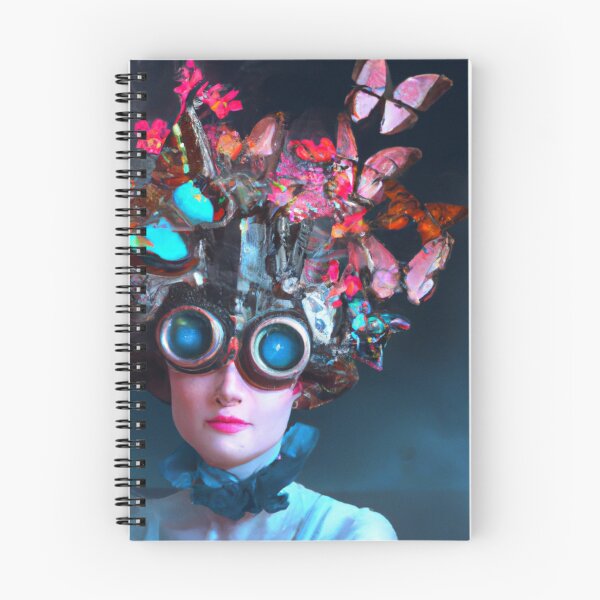 Item preview, Unusual Altered Steampunk Portrait Painting with Goggles ( Steampunk ) designed and sold by RadRococo.