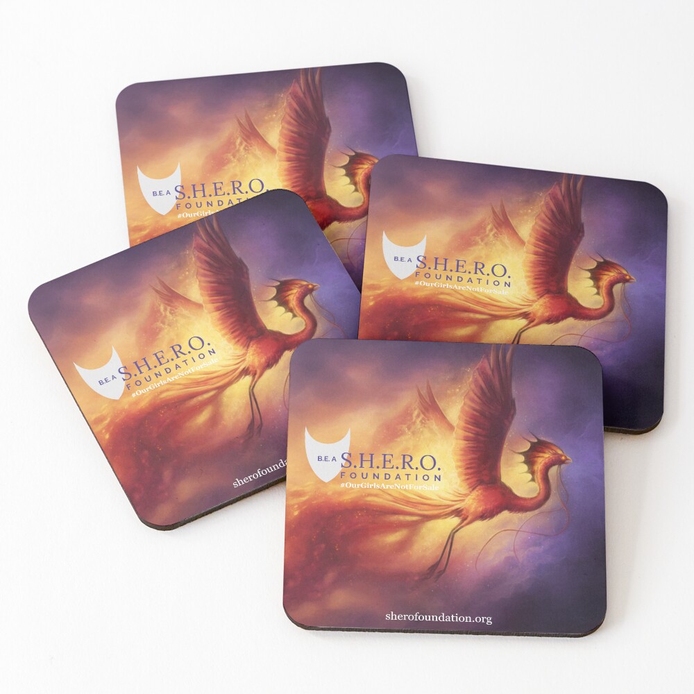 Item preview, Coasters (Set of 4) designed and sold by SHEROFoundation.