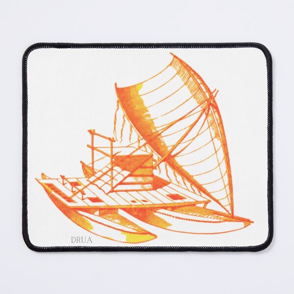 Item preview, Fijian Drua (Canoe) in Amber designed and sold by RoseyWarship.