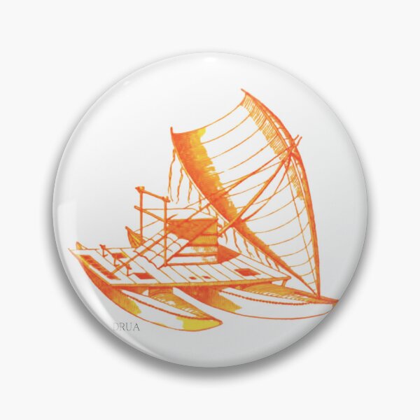 Item preview, Fijian Drua (Canoe) in Amber designed and sold by RoseyWarship.